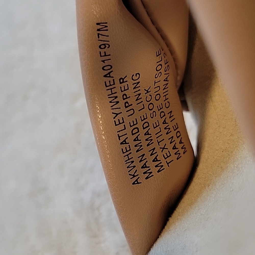 Anne Klein "Wheatley" Women's Nude Espadrille Wedge Sandals, NWT - Picture 9 of 10